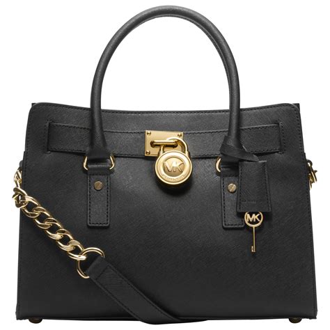 michael kors hamilton large black|Michael Kors Hamilton bag.